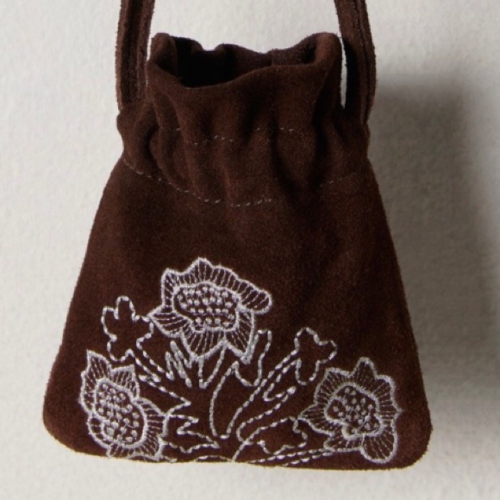 Free People! Eden Mini Pouch Bag In Espresso NWT! - Picture 13 of 16